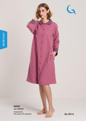 WOMEN'S DRESSING GOWN V50167 Tellini S.r.l. Wholesale Clothing